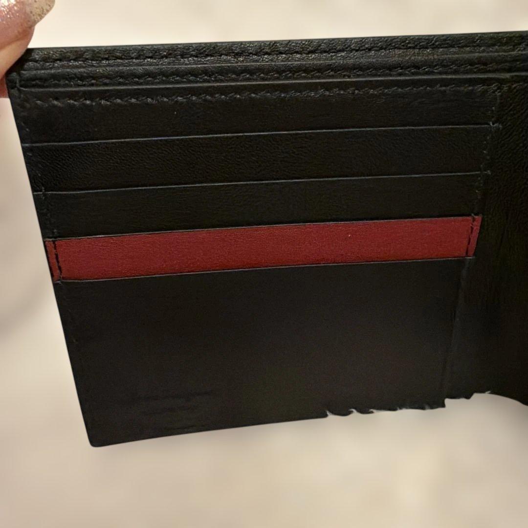 フェラガモ メンズ 二つ折り財布 小銭入れ 新品未使用タグ付き