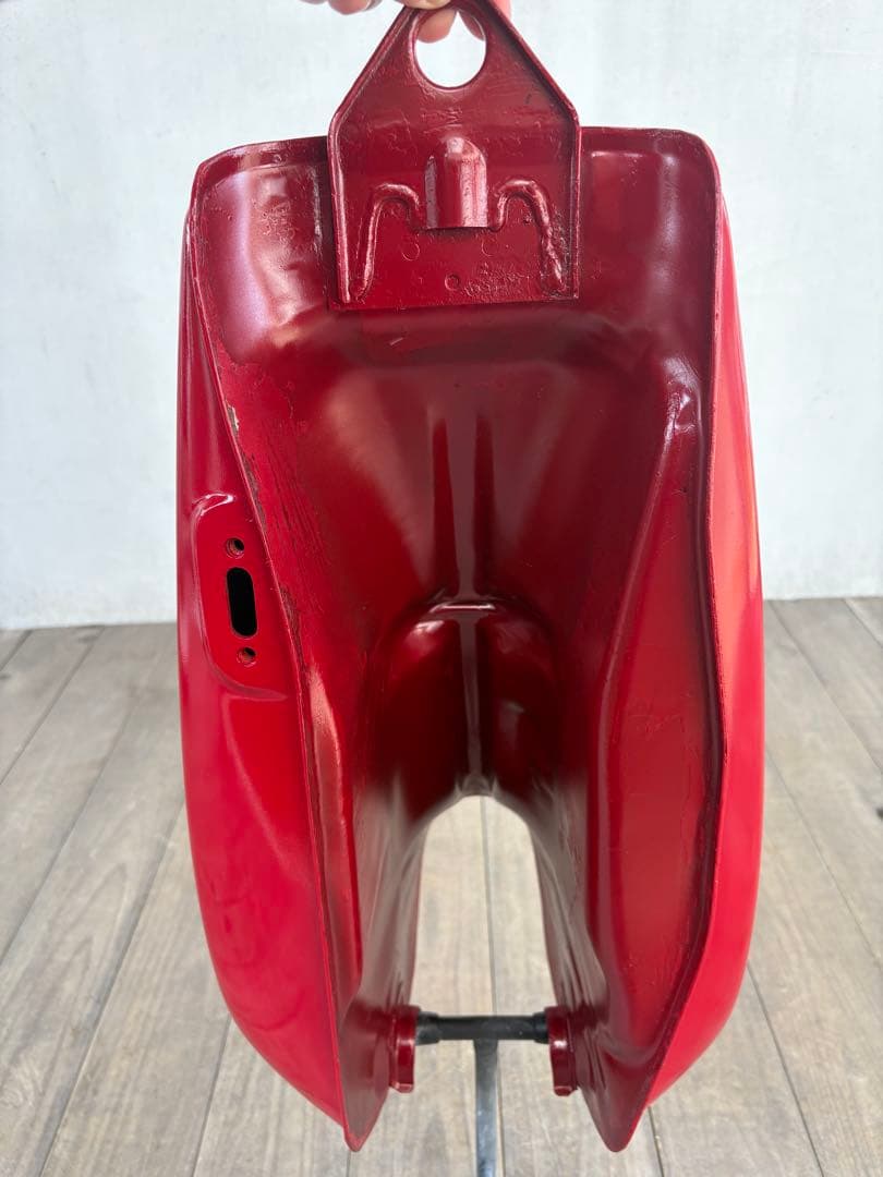 SR400 タンク　レッド&ホワイトステッカー　自家塗装