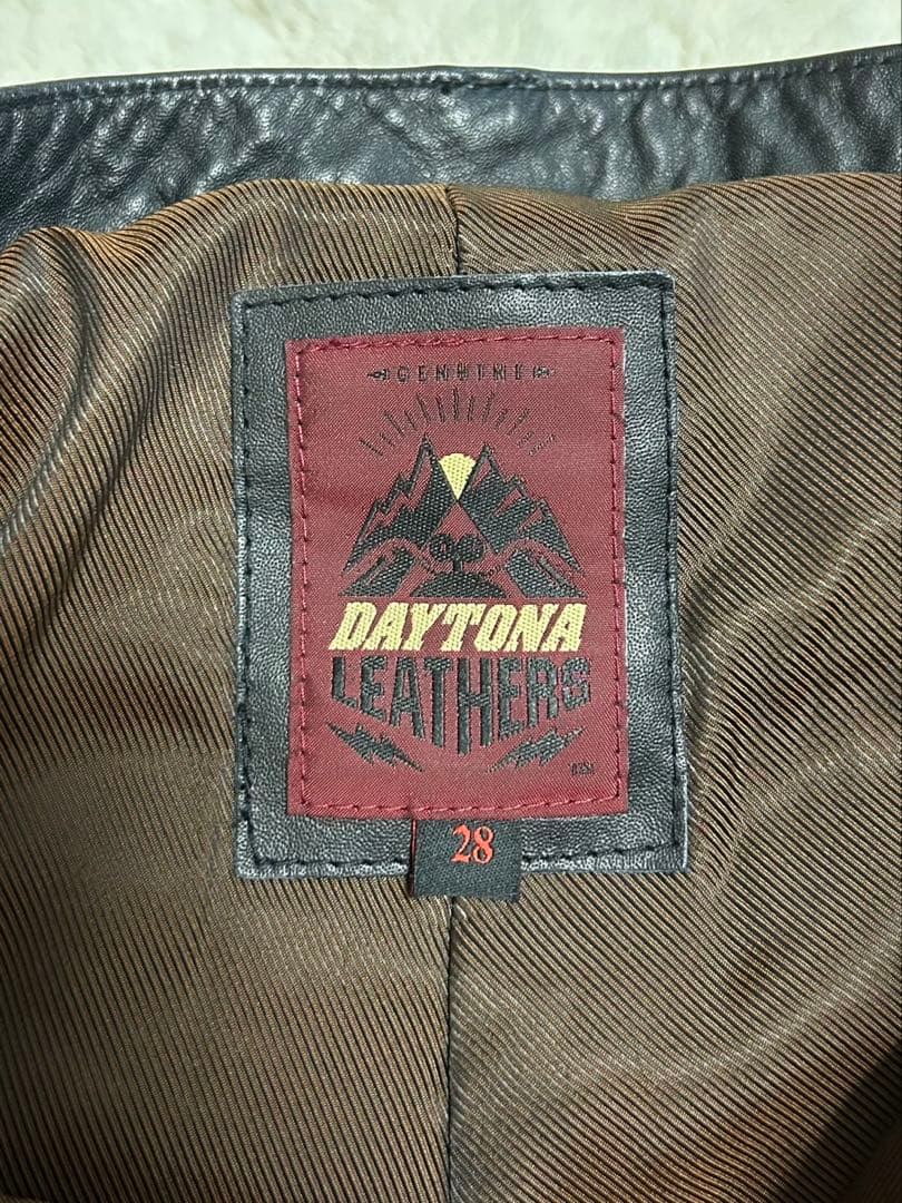 【未使用品】DAYTONA/デイトナ/レザーパンツ/size28/黒