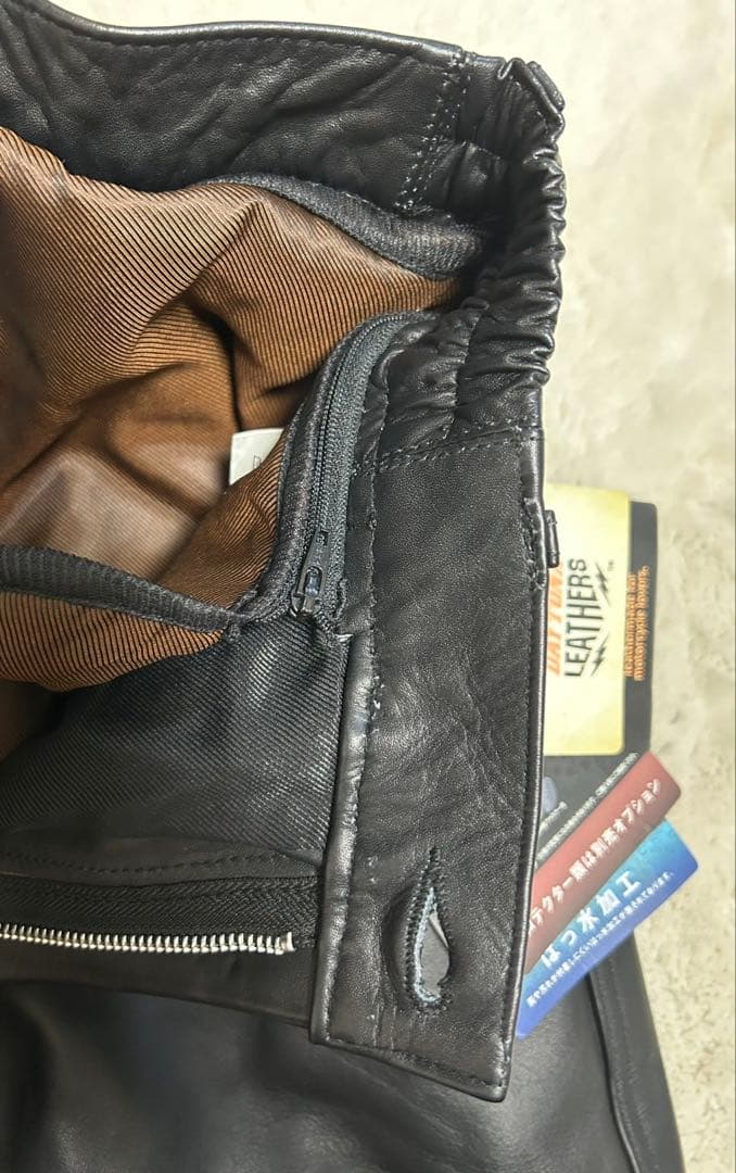 【未使用品】DAYTONA/デイトナ/レザーパンツ/size28/黒