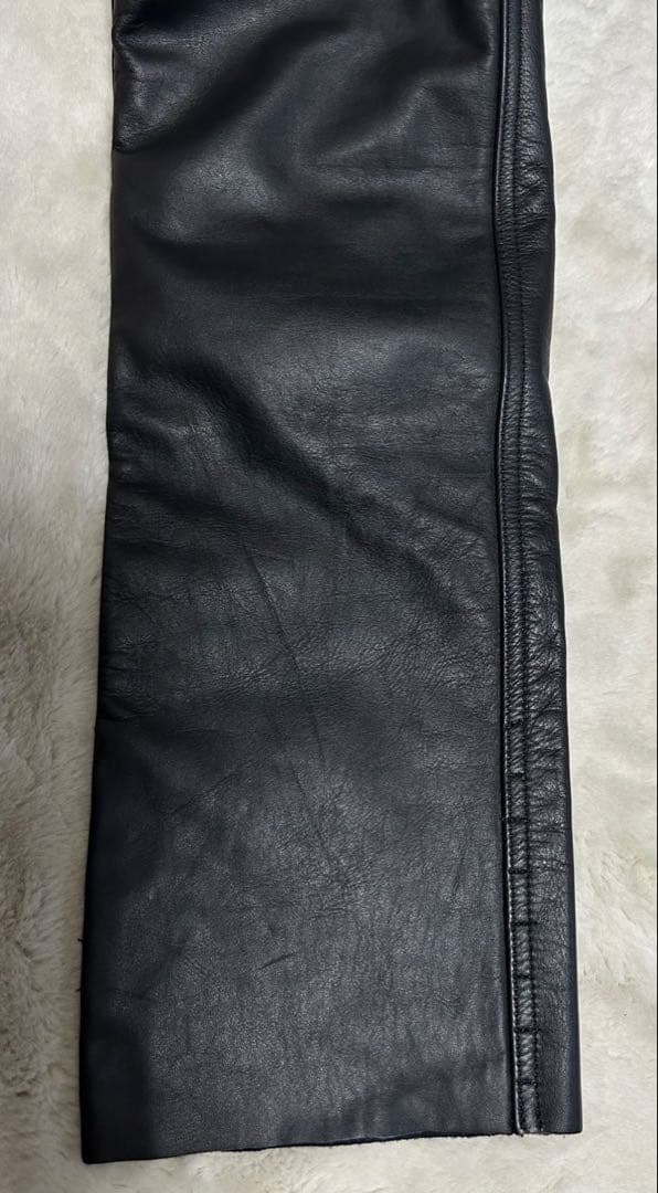 【未使用品】DAYTONA/デイトナ/レザーパンツ/size28/黒