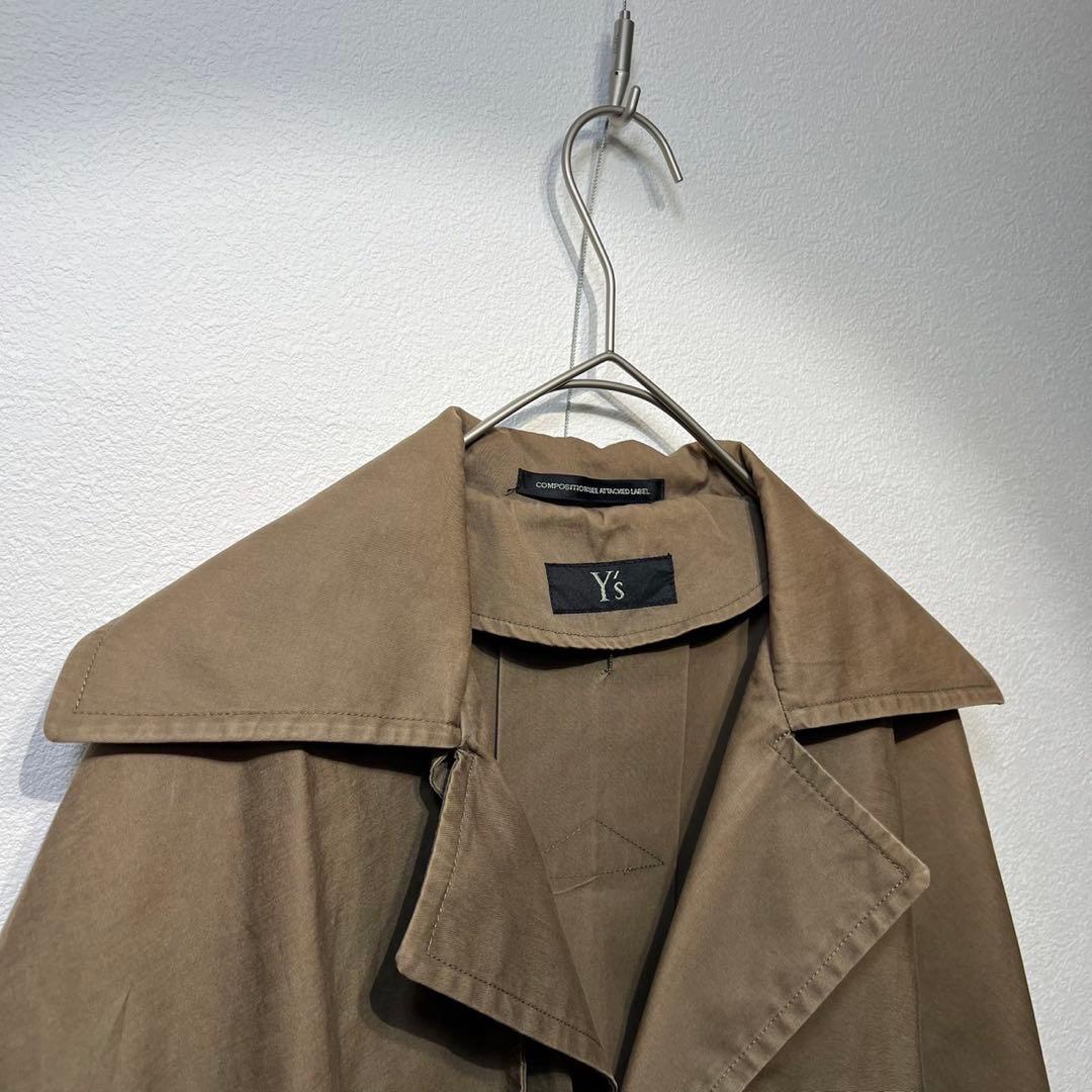 希少 Y’s BORN PRODUCT 上質 デザイン ロング チェスターコート