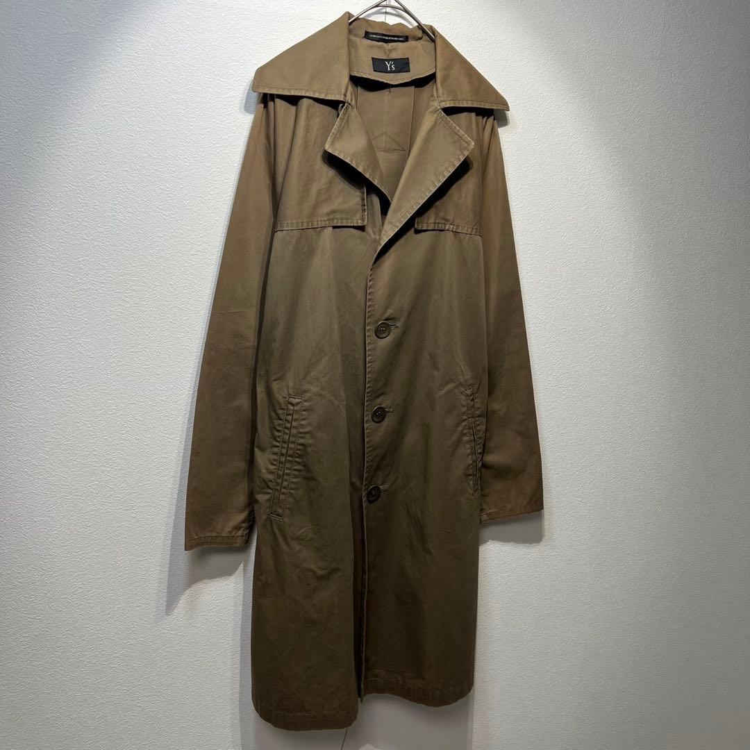 希少 Y’s BORN PRODUCT 上質 デザイン ロング チェスターコート