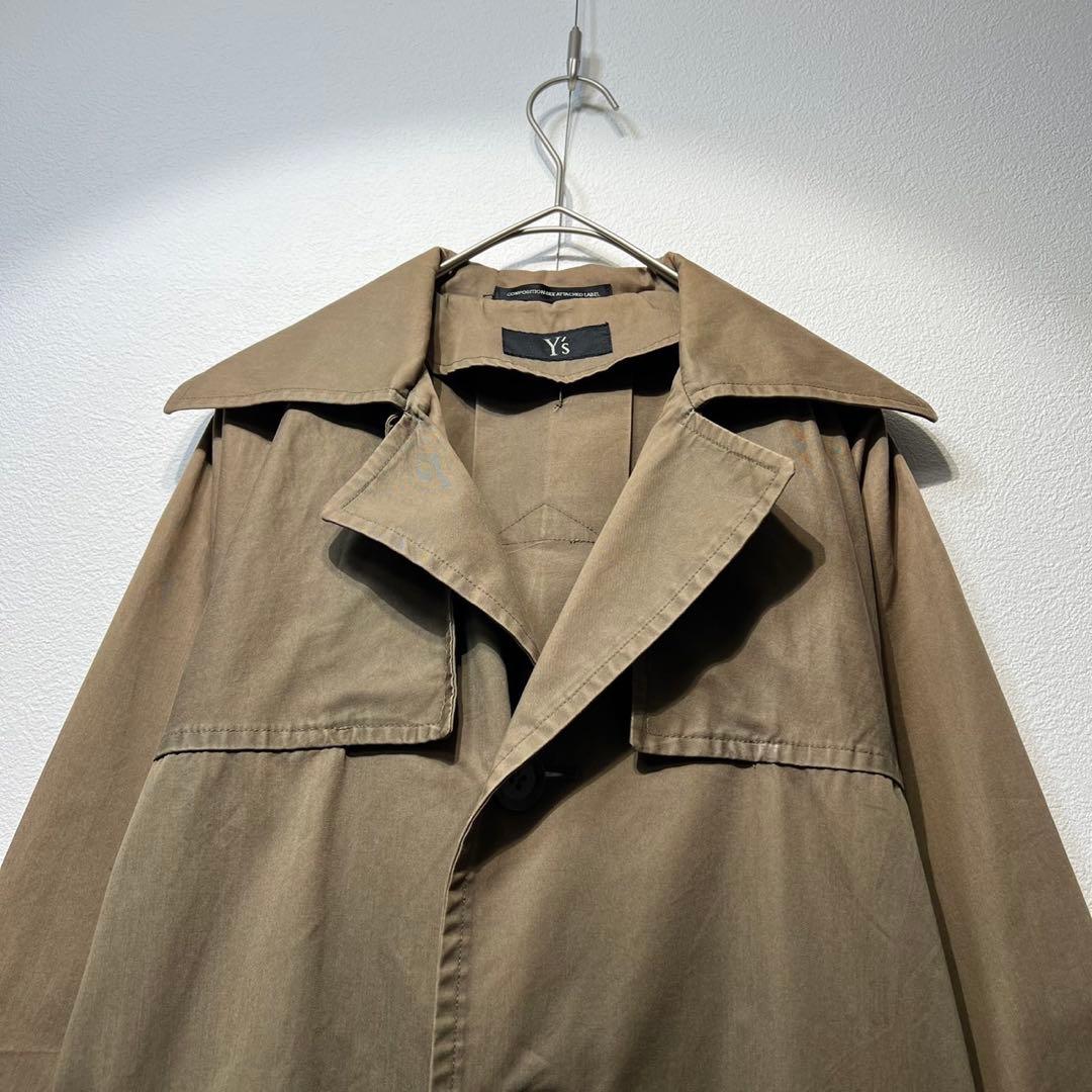 希少 Y’s BORN PRODUCT 上質 デザイン ロング チェスターコート