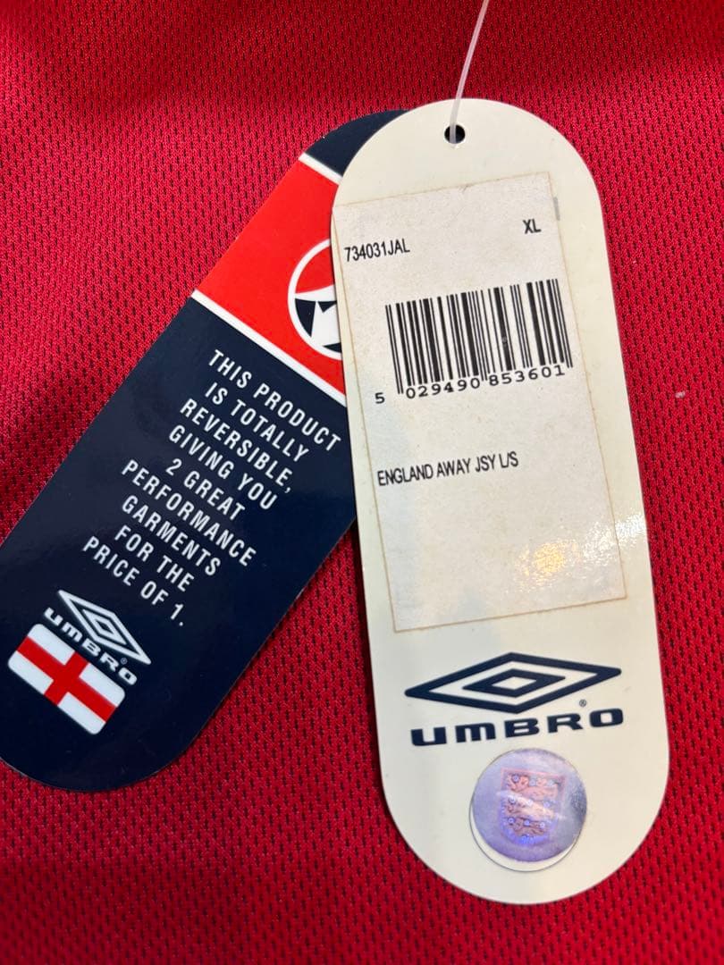 イングランド代表 2002 FIFAワールドカップ シャツ XL