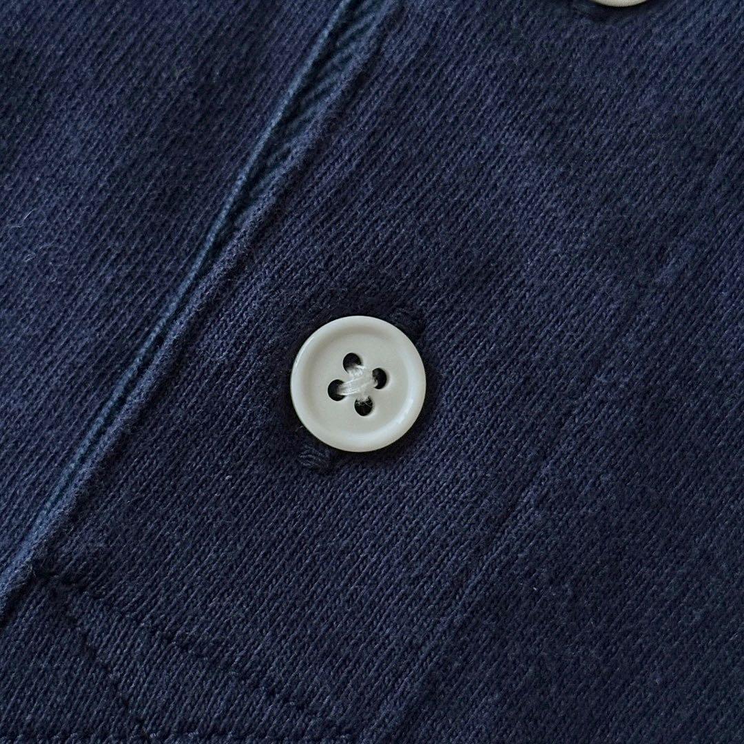 DESCENDANT CACHALOT POLO LS ロング ポロシャツ S