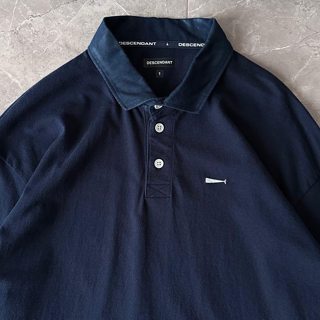 DESCENDANT CACHALOT POLO LS ロング ポロシャツ S