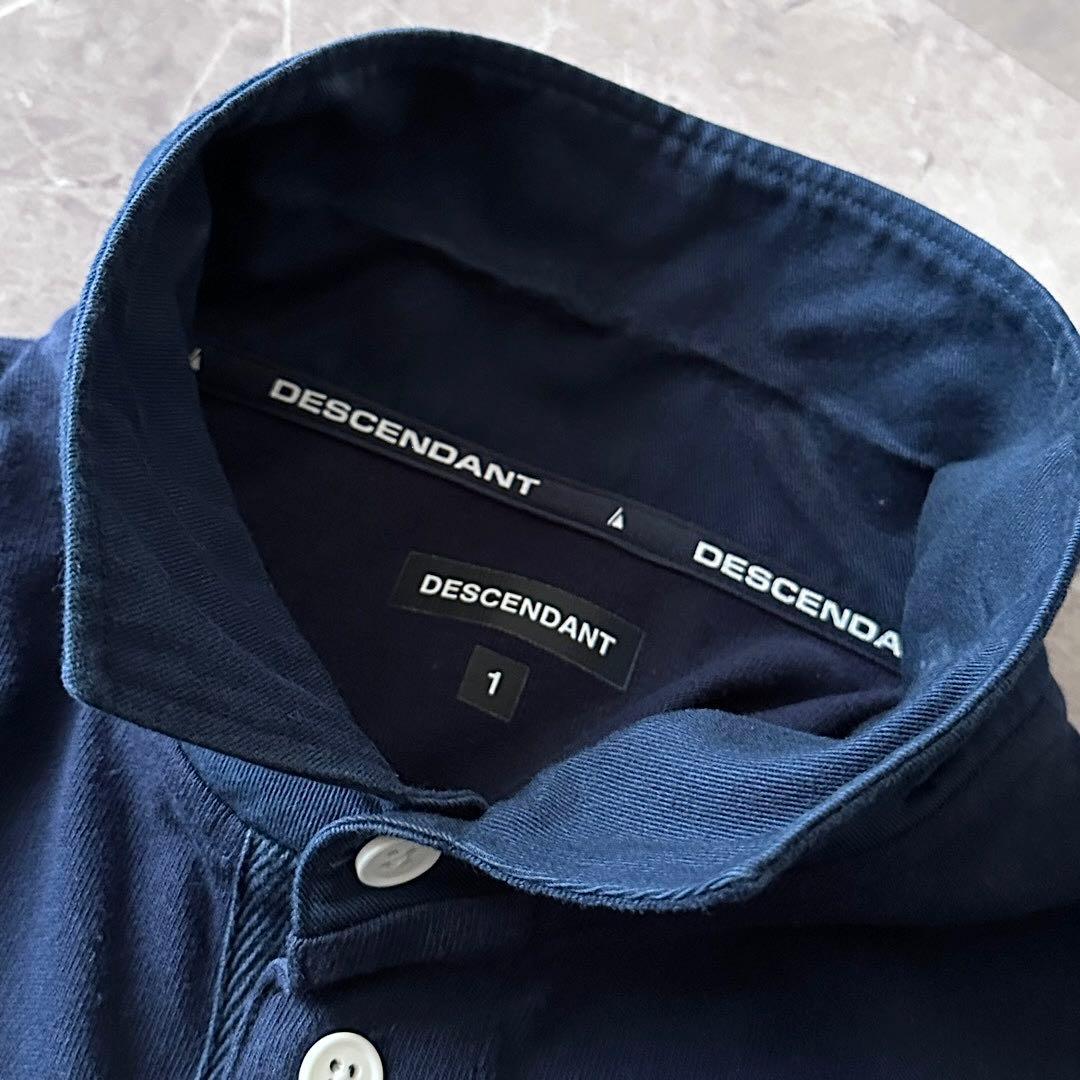 DESCENDANT CACHALOT POLO LS ロング ポロシャツ S