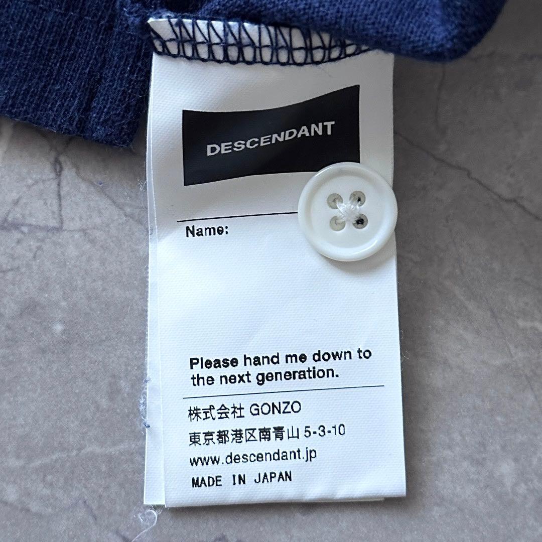 DESCENDANT CACHALOT POLO LS ロング ポロシャツ S