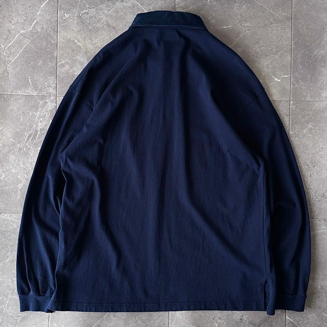 DESCENDANT CACHALOT POLO LS ロング ポロシャツ S