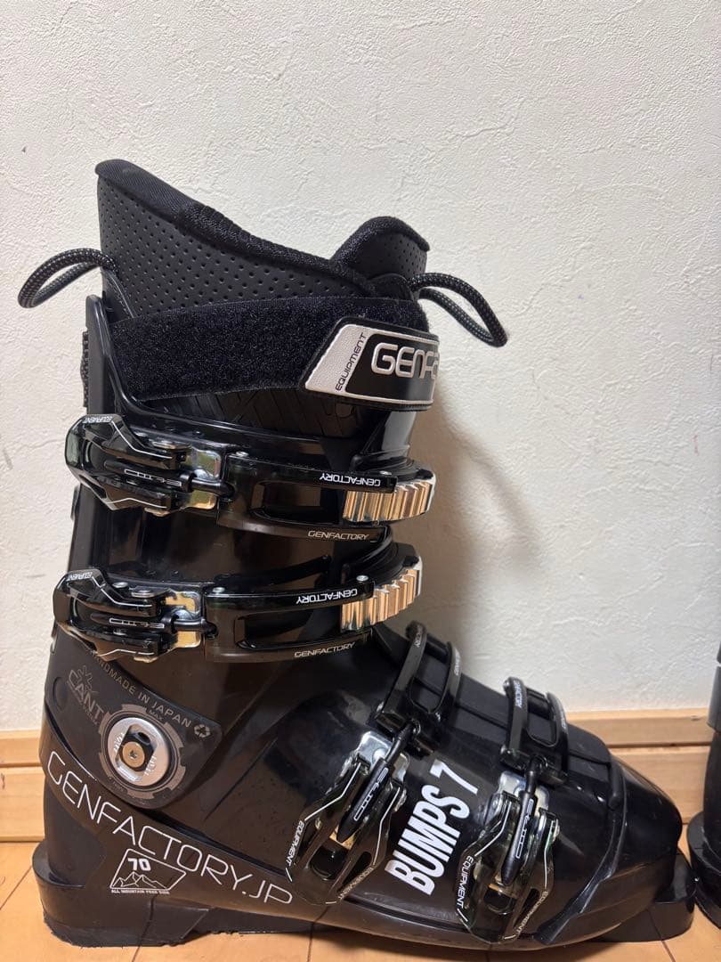 GENFACTORY BUMPS7 スキーブーツ ブラック26cm〜26.5cm