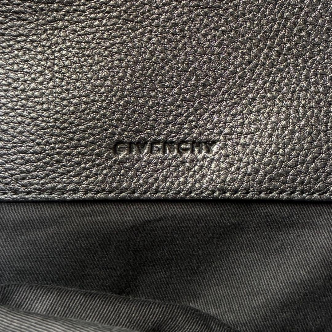 美品♡Givenchy ジバンシー ロゴ スタッズ ナイロン レザー リュック