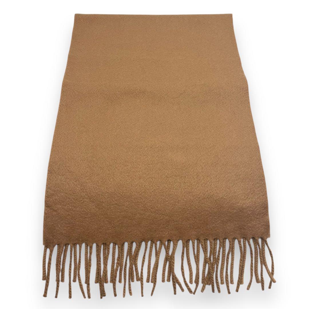 極美品■ロロピアーナ 最高級カシミヤ100 マフラー フリンジ 男女兼用