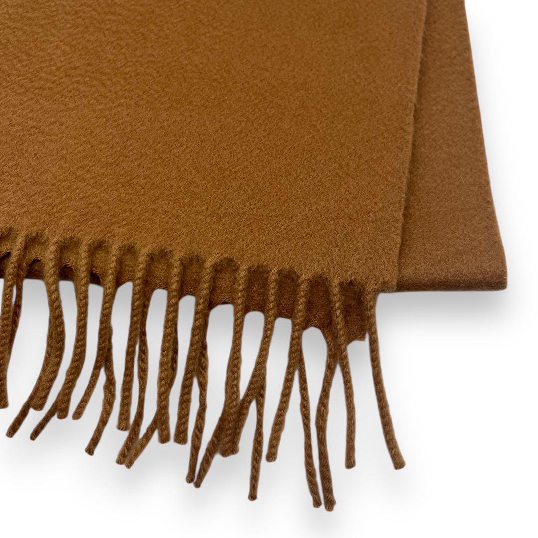 極美品■ロロピアーナ 最高級カシミヤ100 マフラー フリンジ 男女兼用