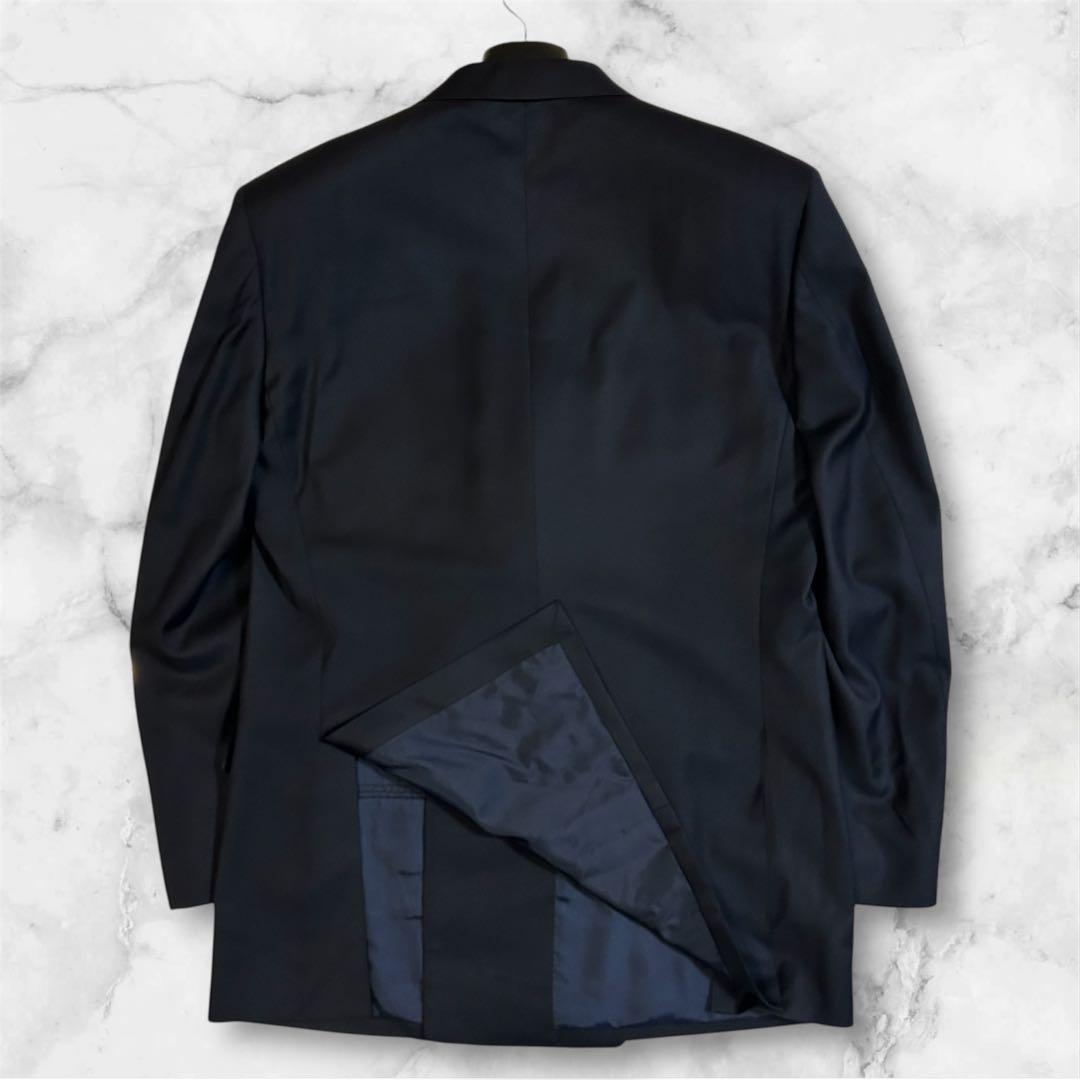 【新品】LONNER×ゼニア 濃紺 ダブルブレスト スーツ 94-A6 イタリア