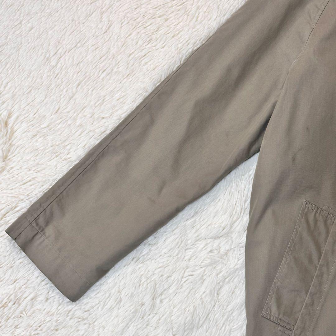 MHL. マーガレットハウエル ステンカラーコート トレンチ グレージュ M