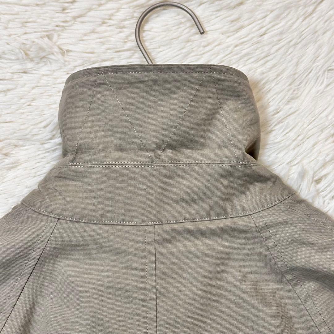 MHL. マーガレットハウエル ステンカラーコート トレンチ グレージュ M