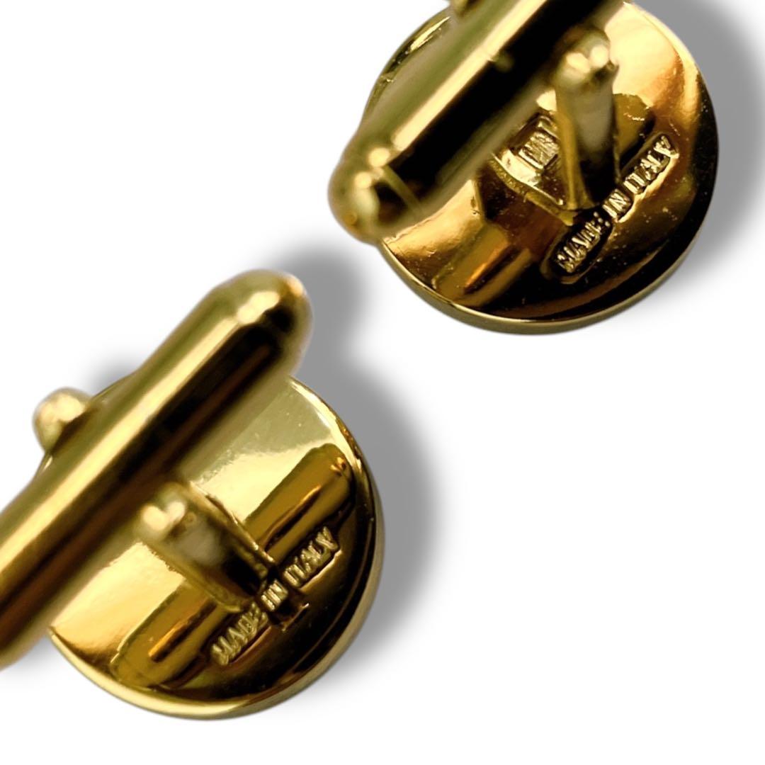 サルヴァトーレ フェラガモ 良品 イタリア製 スウィヴル式 ドッグ 犬 ゴールド