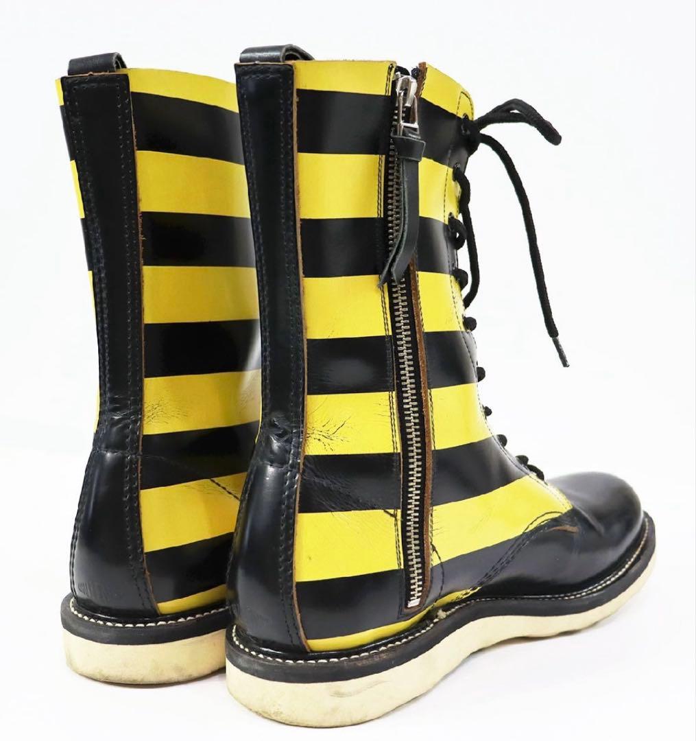 ゴ*ス様 CHALLENGER チャレンジャー　ボーダー サイドジップ　ブーツ