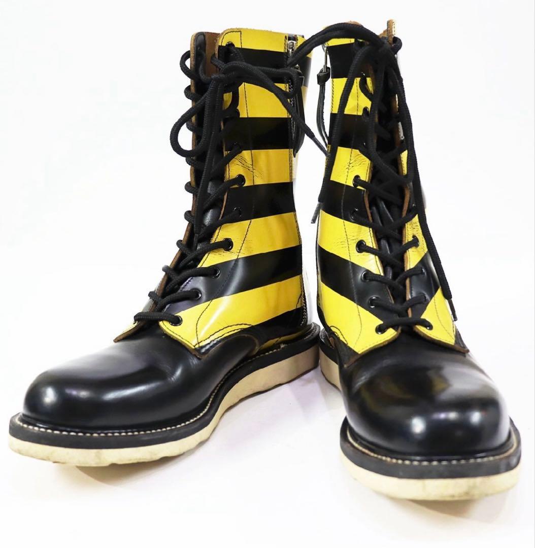 ゴ*ス様 CHALLENGER チャレンジャー　ボーダー サイドジップ　ブーツ