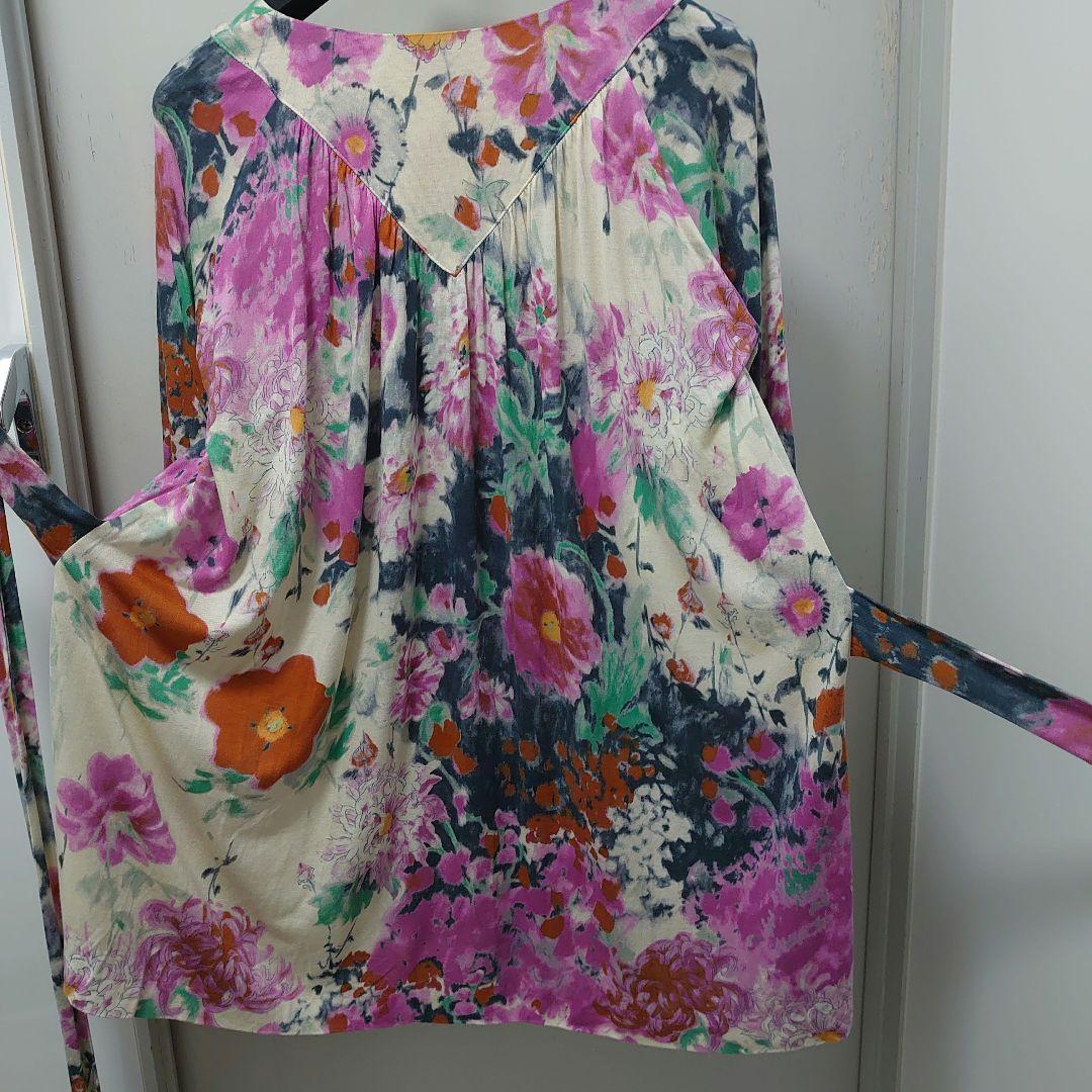 ETRO 花柄 五分袖チュニック サイズ46