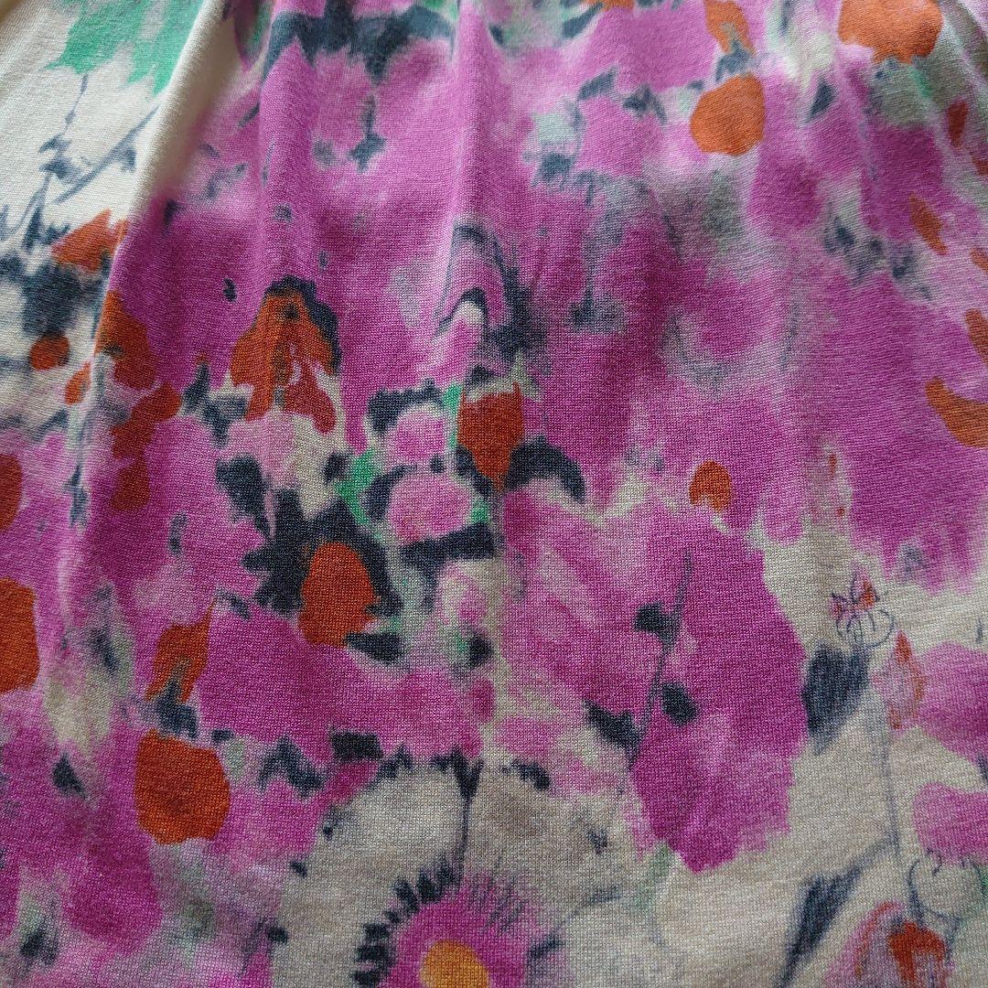 ETRO 花柄 五分袖チュニック サイズ46