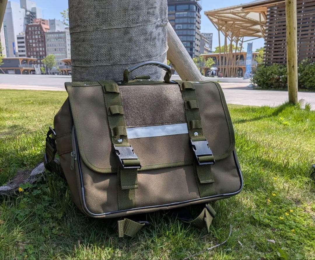 野良道具製作所x片岡商店 タクティカルスクールバッグ 未使用品