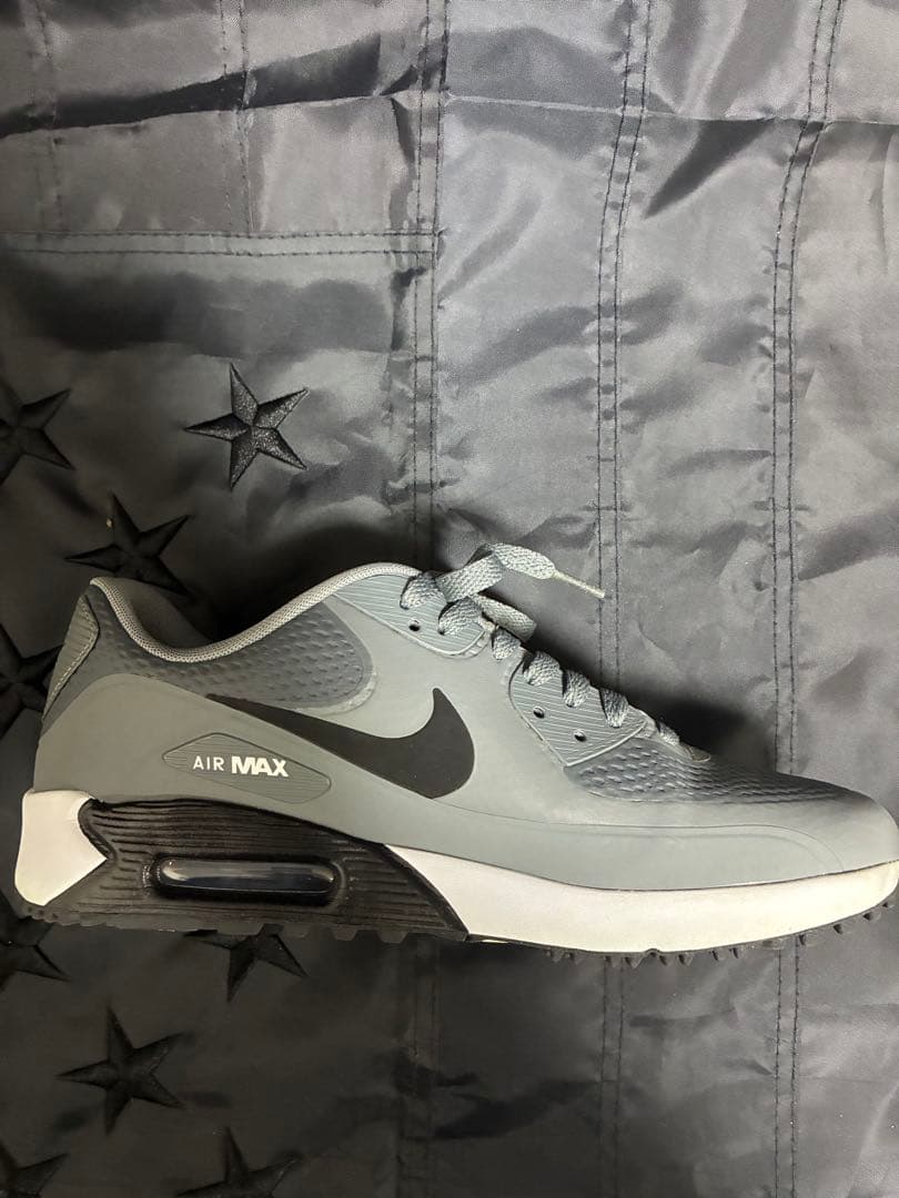 シューズ(男性用) NIKE GOLF AIR MAX 90 smoke grey 26.5
