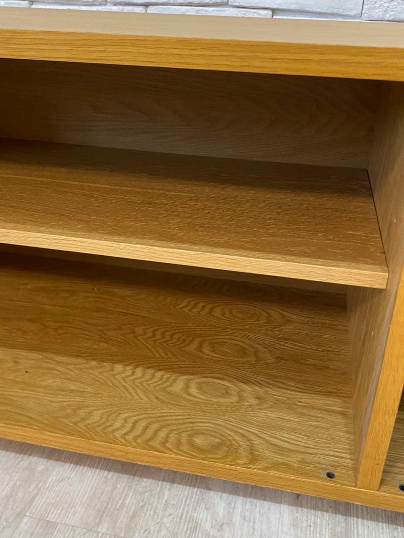 ②【東京都内23区配送無料】無印良品　テレビ台 テレビボード　リビング　陳列　棚