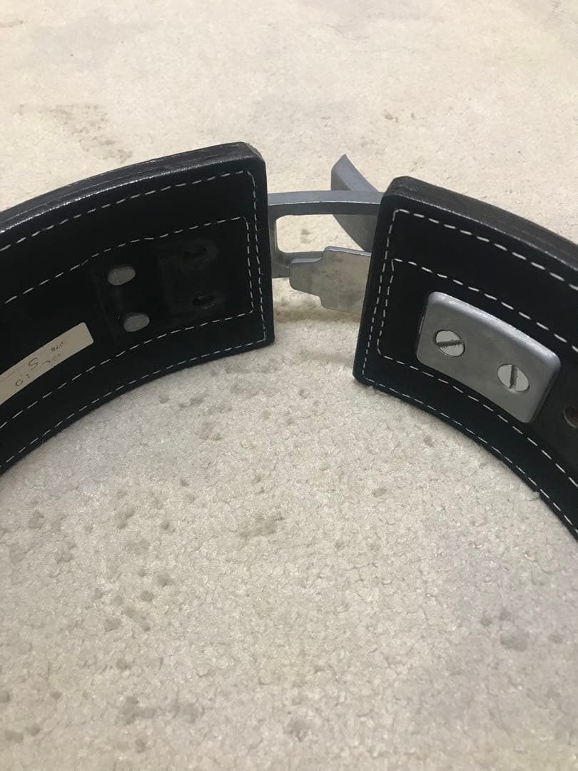 インザーレバーアクションベルト　Ｓサイズ　10㎜　パワーベルト 黒 レザー