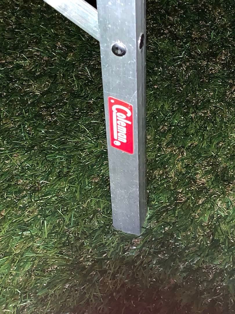 希少　廃盤　旧ロゴ　コールマン　アルミ製 ビンテージハイスタンド