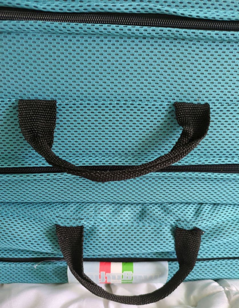 マニフレックス　メッシュ・ウィング　シングル三つ折（ミッドブルー）