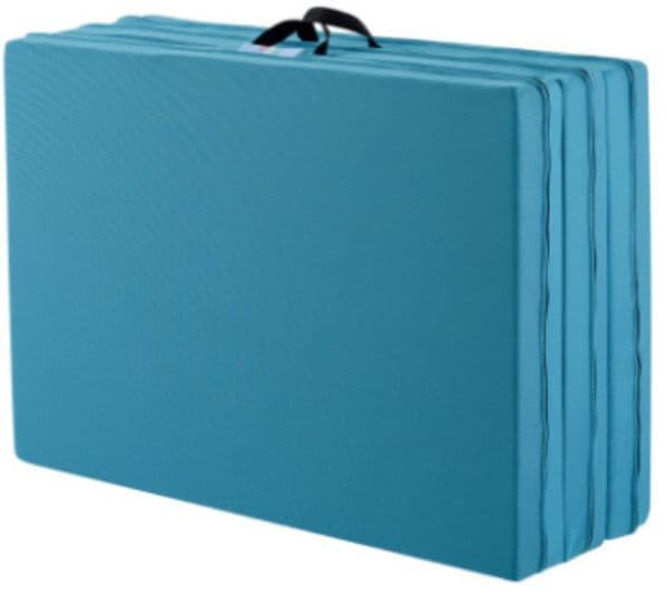 マニフレックス　メッシュ・ウィング　シングル三つ折（ミッドブルー）