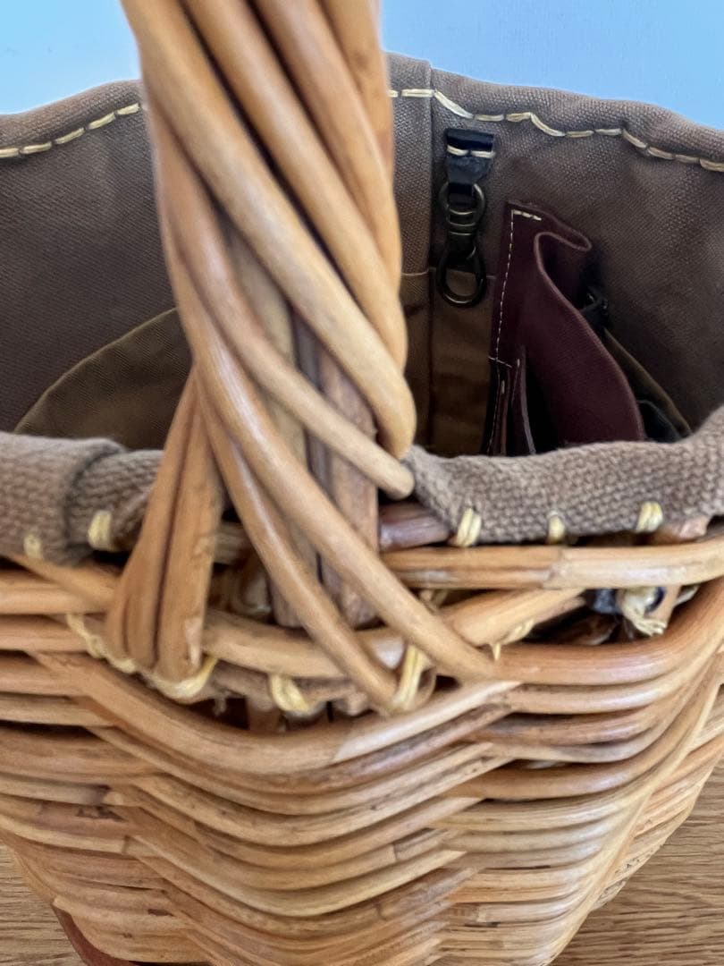 エバゴス バケツ型かごバッグ