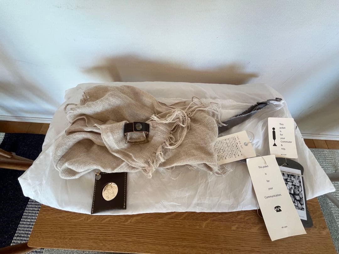 エバゴス バケツ型かごバッグ