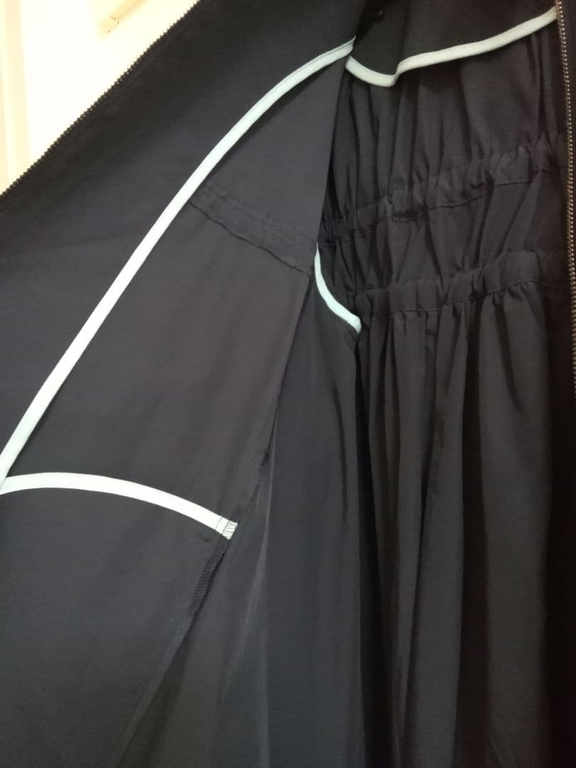 r*c様 yori ビッグリボン撥水ロングパーカー　紺　美品　セレモニー　コート