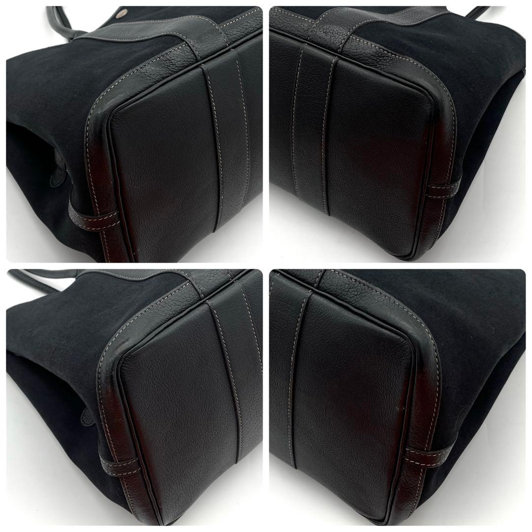 【美品❗✨】エルメス ガーデンパーティーPM トートバッグ ブラック