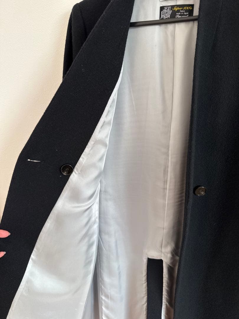 ADAM ET ROPÉ ブラックロングコート