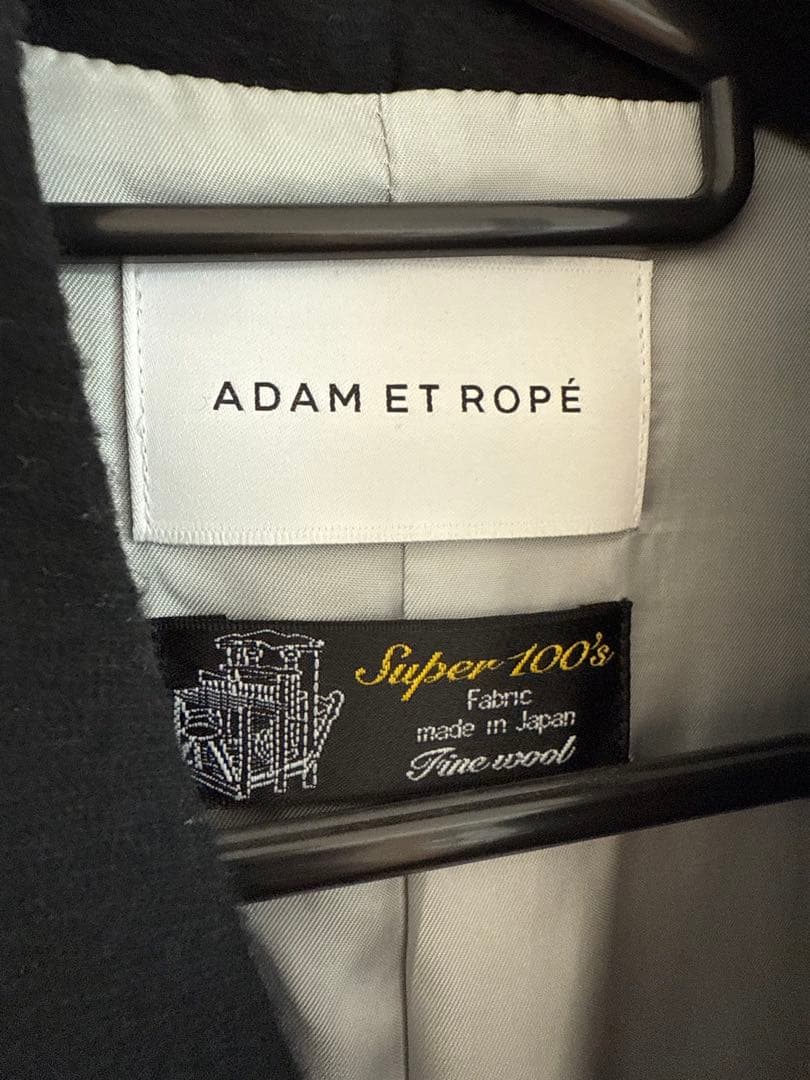ADAM ET ROPÉ ブラックロングコート
