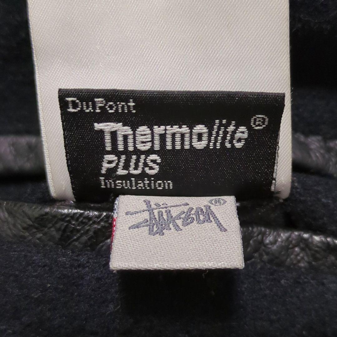 STUSSY×MASTERPIECE♦別注 ラスタカラー スタジャン 黒 XL