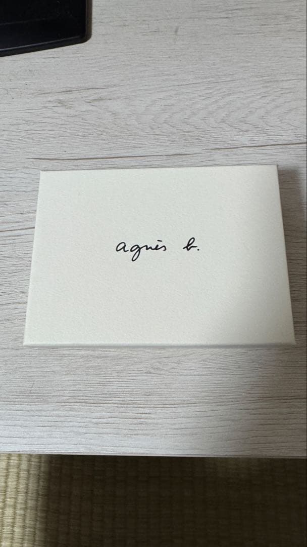 agnès b. ベージュホワイト キーケース【新品・未使用】