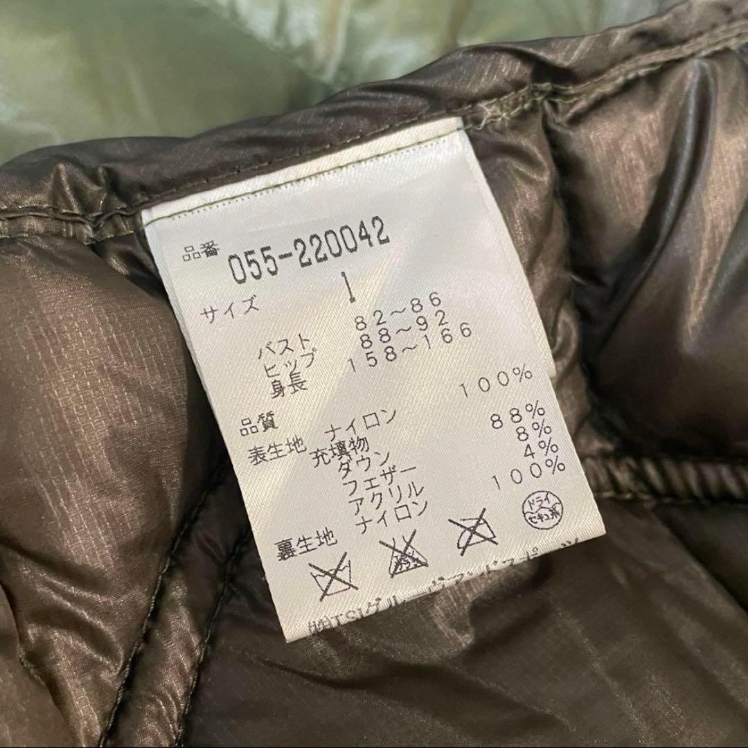 ⛳️美品 パーリーゲイツ 2way ダウンジャケット カーキ サイズ1⛳️