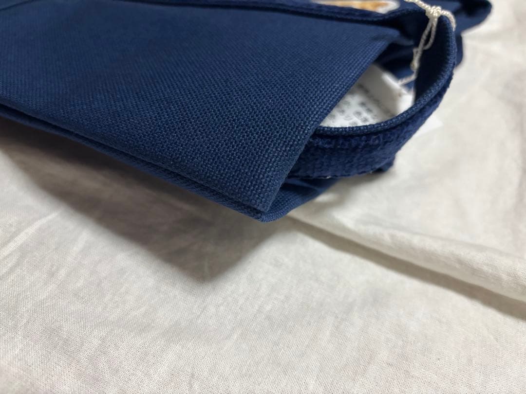 LOVERARY BY FEILER ラブラリー　ワッペントートバッグ　ネイビー