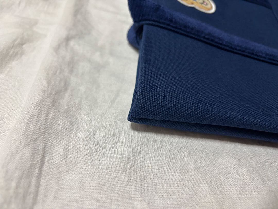 LOVERARY BY FEILER ラブラリー　ワッペントートバッグ　ネイビー