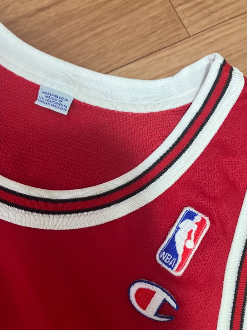 90sブルズbullsバスケ　タンク　ビンテージ　古着　ラップ　シカゴブルズ