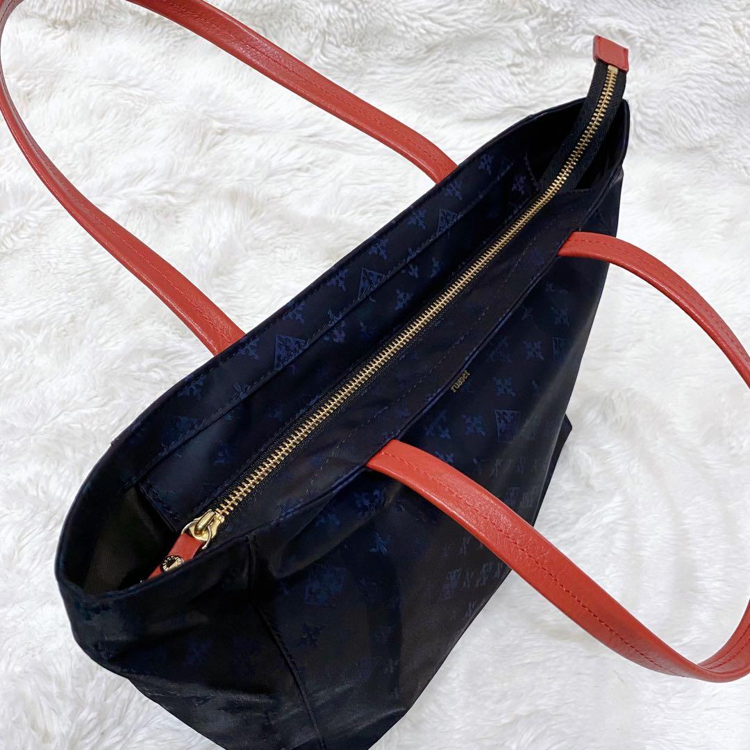 【未使用級】russet ラシット トートバック A4対応 ネイビー ナイロン