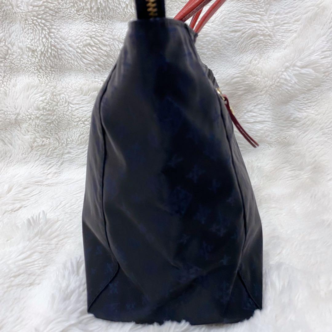 【未使用級】russet ラシット トートバック A4対応 ネイビー ナイロン