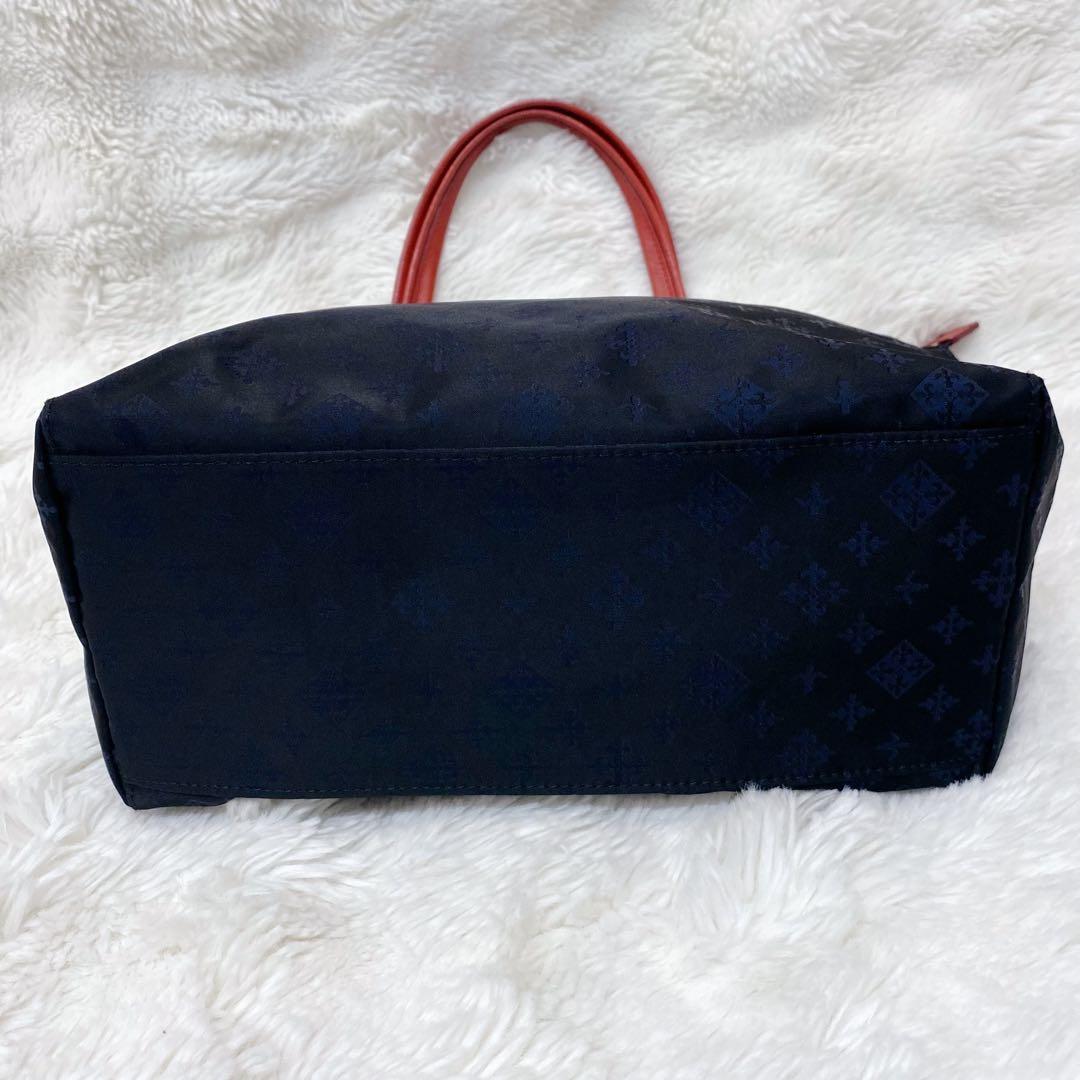 【未使用級】russet ラシット トートバック A4対応 ネイビー ナイロン