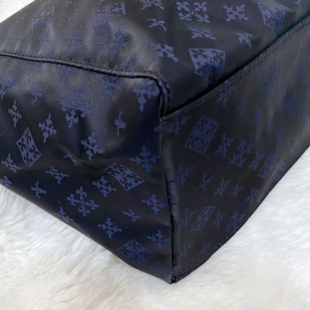 【未使用級】russet ラシット トートバック A4対応 ネイビー ナイロン