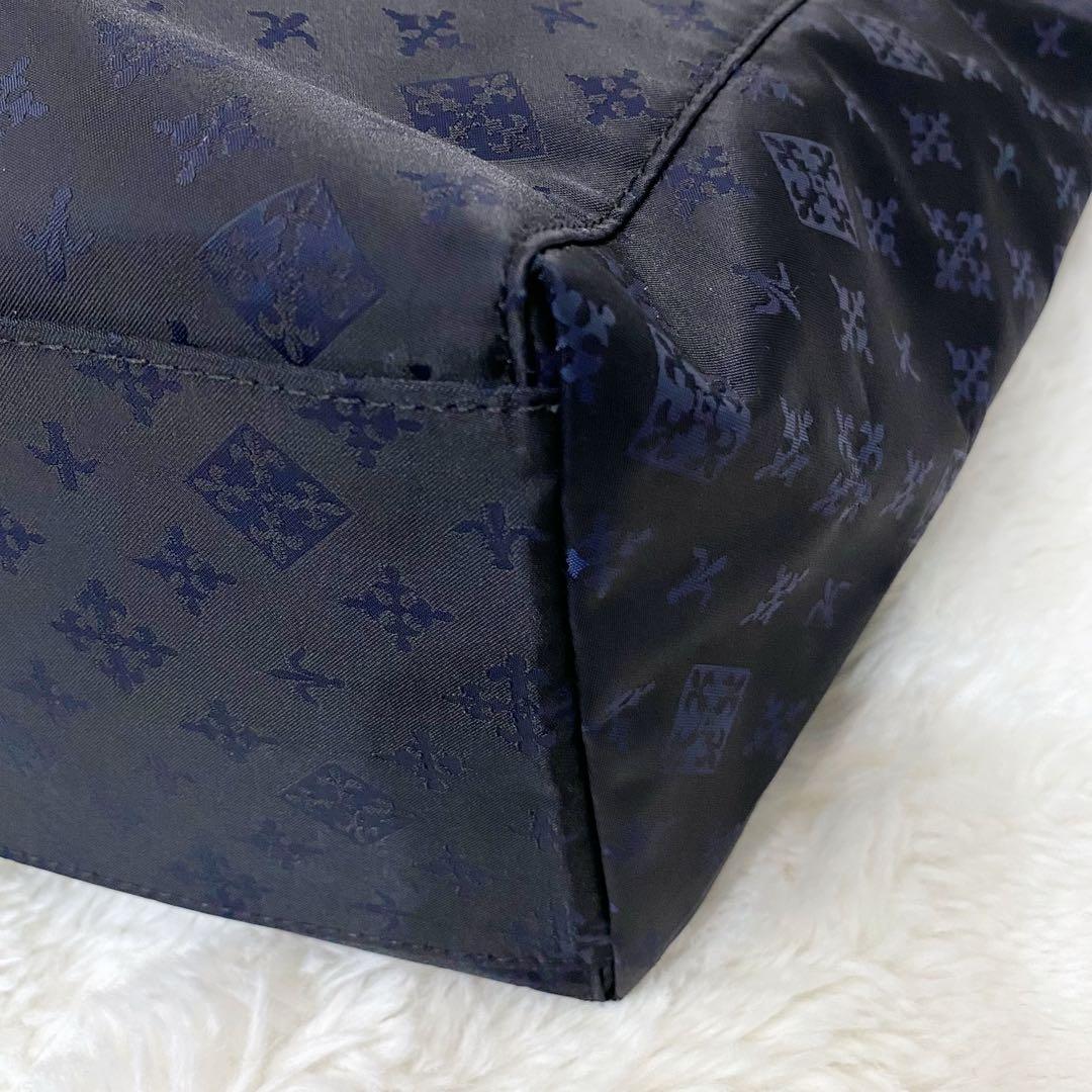 【未使用級】russet ラシット トートバック A4対応 ネイビー ナイロン